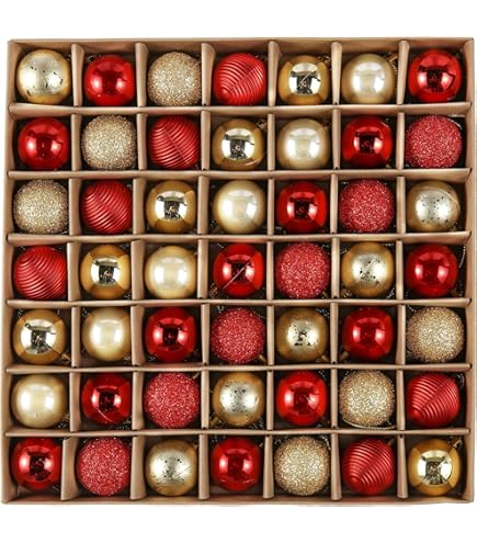 Amazon.co.jp: Valery Madelyn クリスマスツリーオーナメント 60